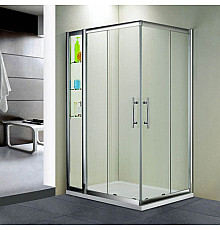 Душевой уголок RGW Hotel HO-43 80x110 профиль Хром стекло прозрачное