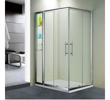 Душевой уголок RGW Hotel HO-43 100x130 профиль Хром стекло прозрачное