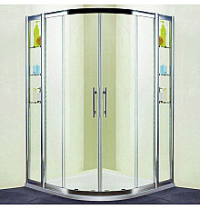 Душевой уголок RGW Hotel HO-512 130x130 профиль Хром стекло прозрачное