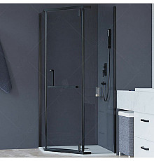 Душевой уголок RGW Hotel HO-081B 100x100 350608100-14 профиль Черный стекло прозрачное