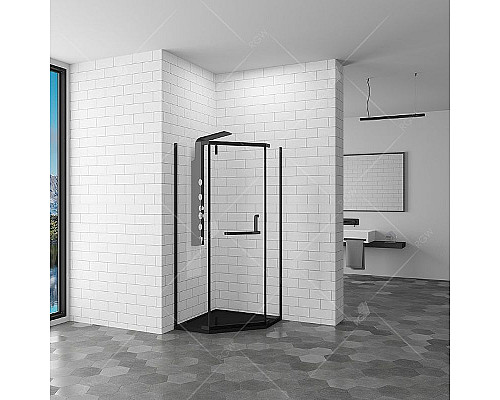 Santeh-Crystal.ru: Душевой уголок RGW Hotel HO-081-B 100х100 350608100-24 профиль Черный стекло матовое-сатинат Заказать Душевой уголок RGW Hotel HO-081-B 100х100 350608100-24 профиль Черный стекло матовое-сатинат в магазине сантехники Santeh-Crystal.ru