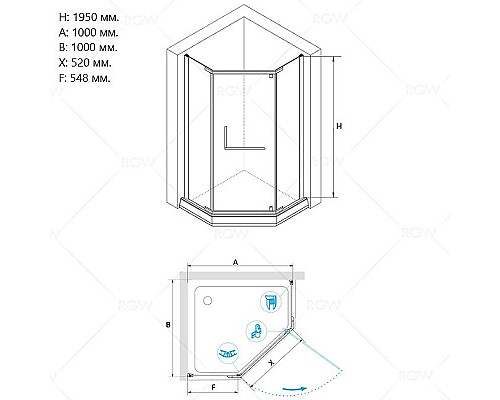 Santeh-Crystal.ru: Душевой уголок RGW Hotel HO-081-B 100х100 350608100-24 профиль Черный стекло матовое-сатинат Заказать Душевой уголок RGW Hotel HO-081-B 100х100 350608100-24 профиль Черный стекло матовое-сатинат в магазине сантехники Santeh-Crystal.ru