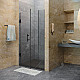 Заказать Душевая дверь RGW Hotel HO-012B 120 350601212-14 профиль Черный стекло прозрачное в магазине сантехники Santeh-Crystal.ru