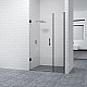 Заказать Душевая дверь RGW Hotel HO-012B 120 350601212-14 профиль Черный стекло прозрачное в магазине сантехники Santeh-Crystal.ru