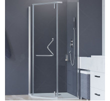 Душевой уголок RGW Hotel HO-081 100х100 350608100-11 профиль Хром стекло прозрачное