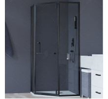 Душевой уголок RGW Hotel HO-084B 100х100 350608400-14 профиль Черный стекло прозрачное