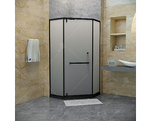 Santeh-Crystal.ru: Душевой уголок RGW Hotel HO-084B 100х100 350608400-24 профиль Черный стекло матовое-сатинат Купить Душевой уголок RGW Hotel HO-084B 100х100 350608400-24 профиль Черный стекло матовое-сатинат в магазине сантехники Santeh-Crystal.ru
