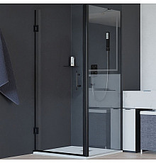 Душевой уголок RGW Hotel HO-045B 80х90 350604589-014 профиль Черный стекло прозрачное