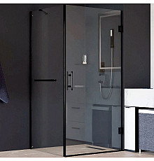 Душевой уголок RGW Hotel HO-045-1B 80х90 3506045189-014 профиль Черный стекло прозрачное
