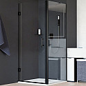 Душевой уголок RGW Hotel HO-045B 70х100 350604570-014 профиль Черный стекло прозрачное