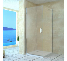 Душевой уголок RGW Leipzig LE-34 70x90 профиль Хром стекло прозрачное