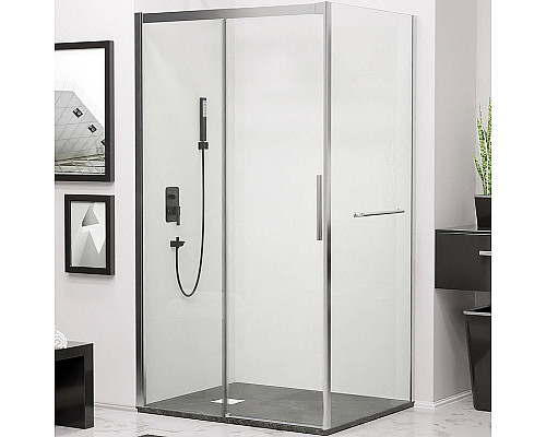Купить Душевой уголок RGW Leipzig LE-41-1 160х90 341241169-011 профиль Хром стекло прозрачное в магазине сантехники Santeh-Crystal.ru