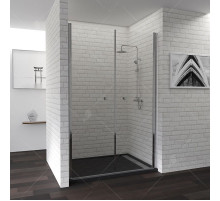 Душевая дверь в нишу RGW Passage PA-04 120 профиль Хром стекло прозрачное