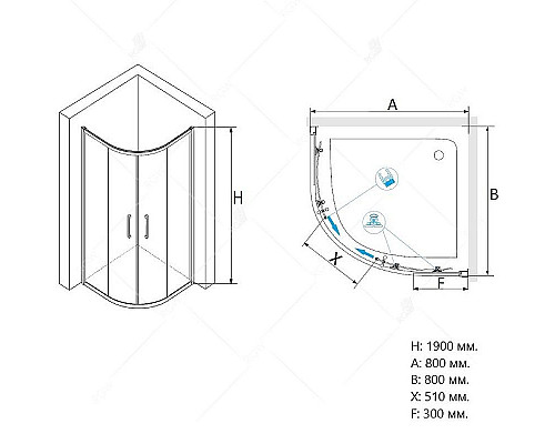 Santeh-Crystal.ru: Душевой уголок RGW Passage PA-51 80х80 02085188-11 профиль Хром стекло прозрачное Купить Душевой уголок RGW Passage PA-51 80х80 02085188-11 профиль Хром стекло прозрачное в магазине сантехники Santeh-Crystal.ru