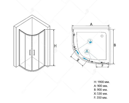 Santeh-Crystal.ru: Душевой уголок RGW Passage PA-51 90х90 02085199-11 профиль Хром стекло прозрачное Приобрести Душевой уголок RGW Passage PA-51 90х90 02085199-11 профиль Хром стекло прозрачное в магазине сантехники Santeh-Crystal.ru