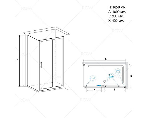 Santeh-Crystal.ru: Душевой уголок RGW Passage PA-145 100х90 020814590-11 профиль Хром стекло прозрачное Приобрести Душевой уголок RGW Passage PA-145 100х90 020814590-11 профиль Хром стекло прозрачное в магазине сантехники Santeh-Crystal.ru