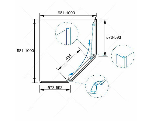 Santeh-Crystal.ru: Душевой уголок RGW Passage PA-86 100х100 38088600-11 профиль Хром стекло прозрачное Купить Душевой уголок RGW Passage PA-86 100х100 38088600-11 профиль Хром стекло прозрачное в магазине сантехники Santeh-Crystal.ru