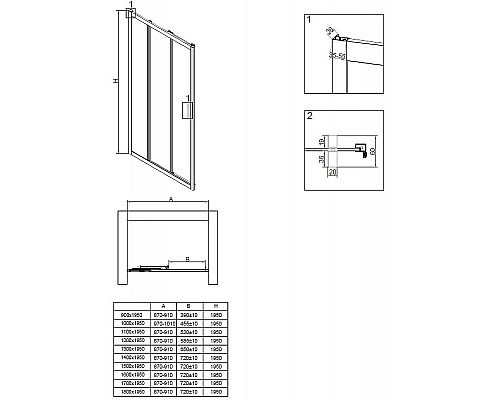 Santeh-Crystal.ru: Душевая дверь RGW Passage PA-13 90 06081309-11 профиль Хром стекло прозрачное Заказать Душевая дверь RGW Passage PA-13 90 06081309-11 профиль Хром стекло прозрачное в магазине сантехники Santeh-Crystal.ru