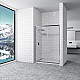 Купить Душевая дверь RGW Passage PA-016 140 350801614-21 профиль Хром стекло Матовое-сатинат в магазине сантехники Santeh-Crystal.ru