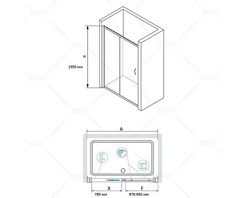 Santeh-Crystal.ru: Душевая дверь RGW Passage PA-016 180 350801618-11 профиль Хром стекло прозрачное Заказать Душевая дверь RGW Passage PA-016 180 350801618-11 профиль Хром стекло прозрачное в магазине сантехники Santeh-Crystal.ru