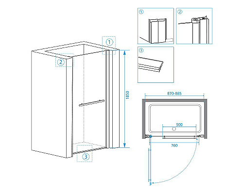 Santeh-Crystal.ru: Душевая дверь RGW Passage PA-03 90 41080309-11 профиль Хром стекло прозрачное Купить Душевая дверь RGW Passage PA-03 90 41080309-11 профиль Хром стекло прозрачное в магазине сантехники Santeh-Crystal.ru
