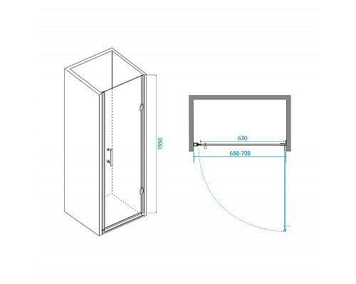 Santeh-Crystal.ru: Душевая дверь RGW Passage PA-06B 70 41080607-54 профиль Черный стекло шиншилла Приобрести Душевая дверь RGW Passage PA-06B 70 41080607-54 профиль Черный стекло шиншилла в магазине сантехники Santeh-Crystal.ru
