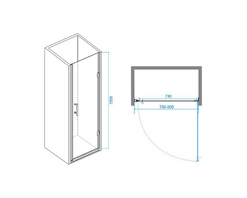 Santeh-Crystal.ru: Душевая дверь RGW Passage PA-06B 80 41080608-54 профиль Черный стекло шиншилла Приобрести Душевая дверь RGW Passage PA-06B 80 41080608-54 профиль Черный стекло шиншилла в магазине сантехники Santeh-Crystal.ru