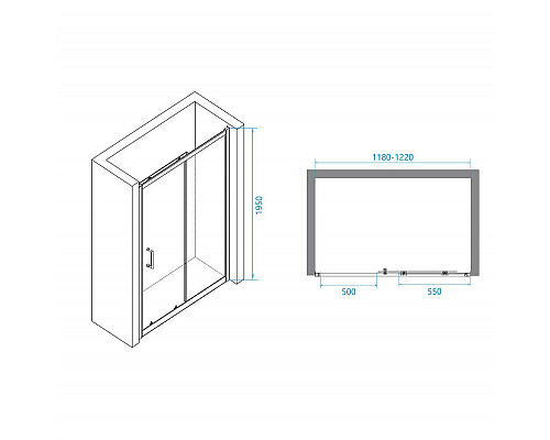 Santeh-Crystal.ru: Душевая дверь RGW Passage PA-14 120 41081412-51 профиль Хром стекло шиншилла Заказать Душевая дверь RGW Passage PA-14 120 41081412-51 профиль Хром стекло шиншилла в магазине сантехники Santeh-Crystal.ru