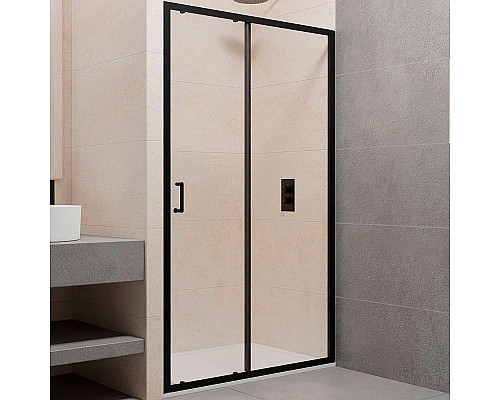 Заказать Душевая дверь RGW Passage PA-14 B 120 41081412-14 профиль Черный стекло прозрачное в магазине сантехники Santeh-Crystal.ru