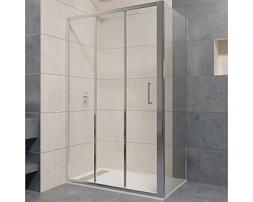 Заказать Душевой уголок RGW Passage PA-73 140х100 060873140-011 профиль Хром стекло прозрачное в магазине сантехники Santeh-Crystal.ru