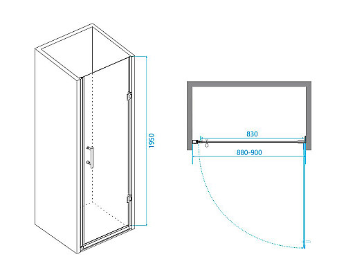Santeh-Crystal.ru: Душевая дверь RGW Passage PA-06 B 90 41080609-14 профиль Черный стекло прозрачное Купить Душевая дверь RGW Passage PA-06 B 90 41080609-14 профиль Черный стекло прозрачное в магазине сантехники Santeh-Crystal.ru