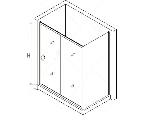 Купить Душевой уголок RGW Passage PA-76 170х70 35087677-11 профиль Хром стекло прозрачное в магазине сантехники Santeh-Crystal.ru