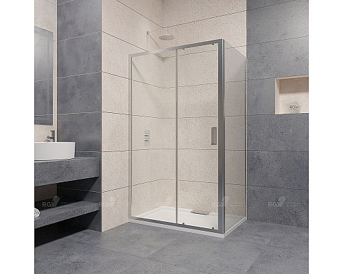 Заказать Душевой уголок RGW Passage PA-76 120х70 35087627-11 профиль Хром стекло прозрачное в магазине сантехники Santeh-Crystal.ru