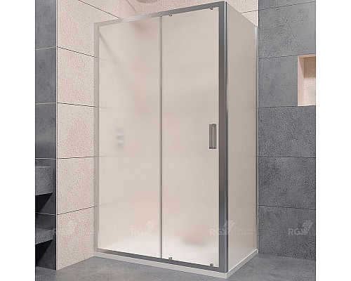 Купить Душевой уголок RGW Passage PA-76 120х120 35087622-21 профиль Хром стекло матовое-сатинат в магазине сантехники Santeh-Crystal.ru