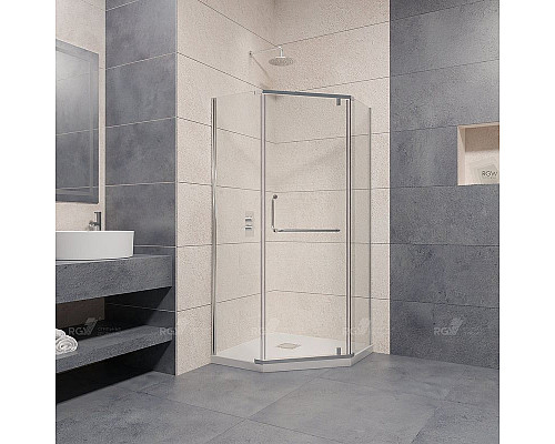 Заказать Душевой уголок RGW Passage PA-081 80х80 35088188-11 профиль Хром стекло прозрачное в магазине сантехники Santeh-Crystal.ru