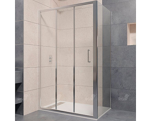 Купить Душевой уголок RGW Passage PA-73 170х70 060873177-011 профиль Хром стекло прозрачное в магазине сантехники Santeh-Crystal.ru