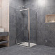 Заказать Душевой уголок RGW Passage PA-74 170х70 410874177-11 профиль Хром стекло прозрачное в магазине сантехники Santeh-Crystal.ru