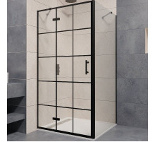 Душевой уголок RGW Passage PA-77B L 100x90 41087709-084L профиль Черный стекло прозрачное