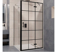 Душевой уголок RGW Passage PA-77B R 90x70 41087797-084R профиль Черный стекло прозрачное