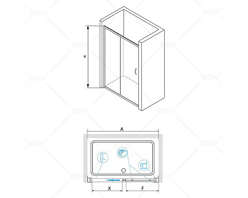 Santeh-Crystal.ru: Душевая дверь RGW Passage PA-016 130 350801613-21 профиль Хром стекло матовое-сатинат Приобрести Душевая дверь RGW Passage PA-016 130 350801613-21 профиль Хром стекло матовое-сатинат в магазине сантехники Santeh-Crystal.ru