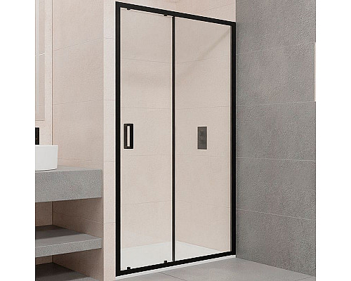 Купить Душевая дверь RGW Passage PA-016B 160 350801616-14 профиль Черный стекло прозрачное в магазине сантехники Santeh-Crystal.ru