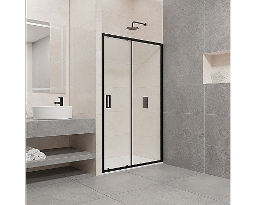 Приобрести Душевая дверь RGW Passage PA-016B 170 350801617-14 профиль Черный стекло прозрачное в магазине сантехники Santeh-Crystal.ru
