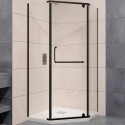 Душевой уголок RGW Passage PA-081B 90x90 35088199-14 профиль Черный стекло прозрачное