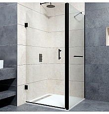 Душевой уголок RGW Passage PA-36-1B 80x100 410836180-014 профиль Черный стекло прозрачное