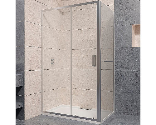 Купить Душевой уголок RGW Passage PA-76-1 160x80 350876168-11 профиль Хром стекло прозрачное в магазине сантехники Santeh-Crystal.ru