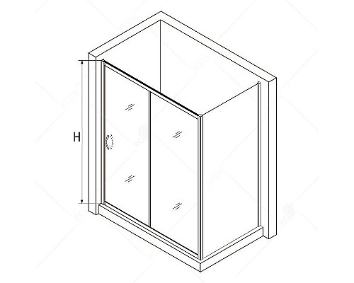 Купить Душевой уголок RGW Passage PA-76-1B 130x100 350876130-14 профиль Черный стекло прозрачное в магазине сантехники Santeh-Crystal.ru