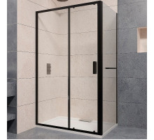 Душевой уголок RGW Passage PA-76-1B 140x80 350876148-14 профиль Черный стекло прозрачное