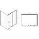 Заказать Душевой уголок RGW Passage PA-74B 120x110 410874121-14 профиль Черный стекло прозрачное в магазине сантехники Santeh-Crystal.ru