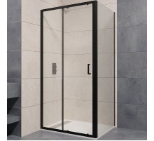 Душевой уголок RGW Passage PA-74B 120х70 410874127-14 профиль Черный стекло прозрачное