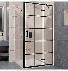 Душевой уголок RGW Passage PA-77-1B R 120x80 410877128-084R профиль Черный стекло прозрачное